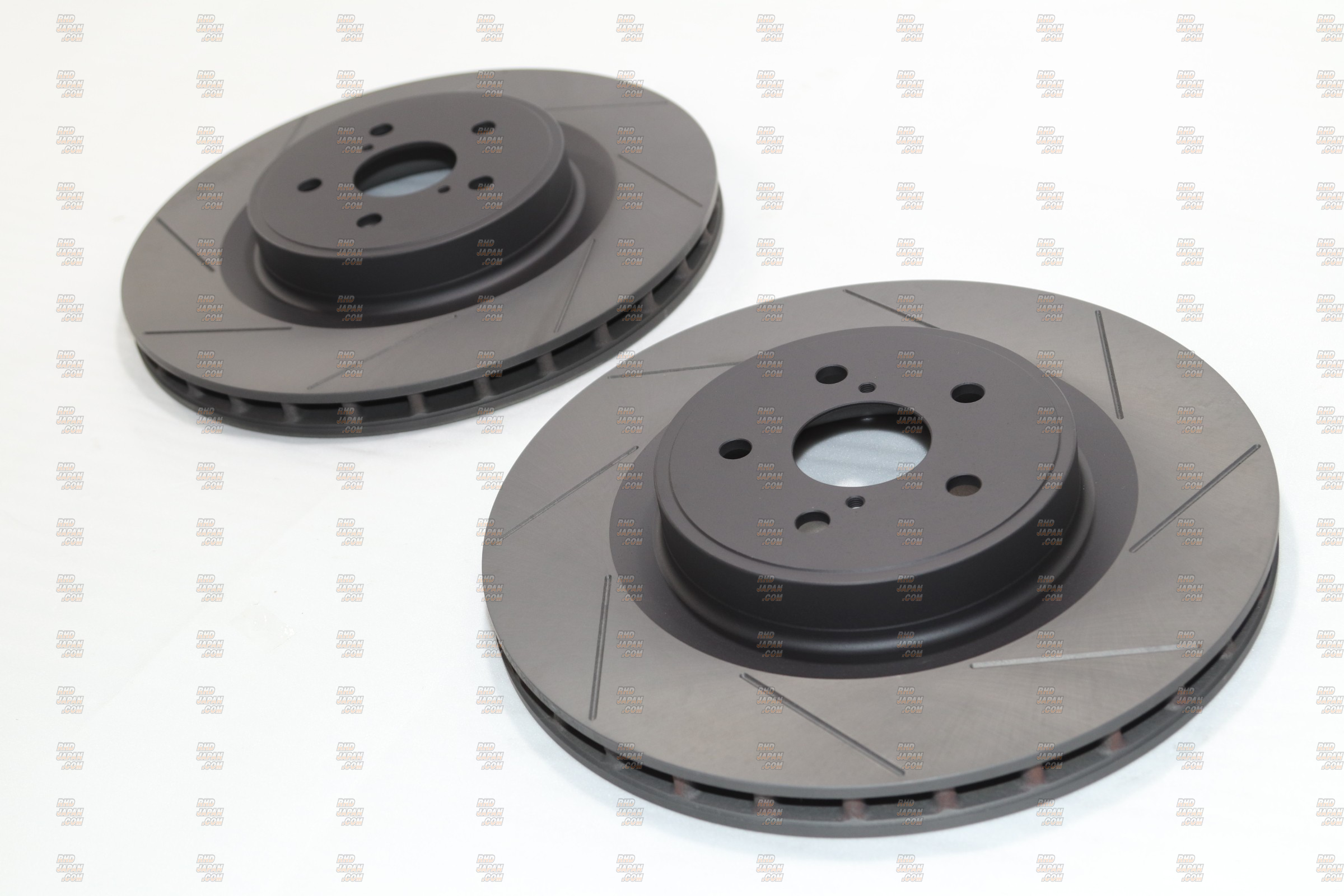 Project Mu SCR Brake Rotor Set Front Black Coated Finish - GR