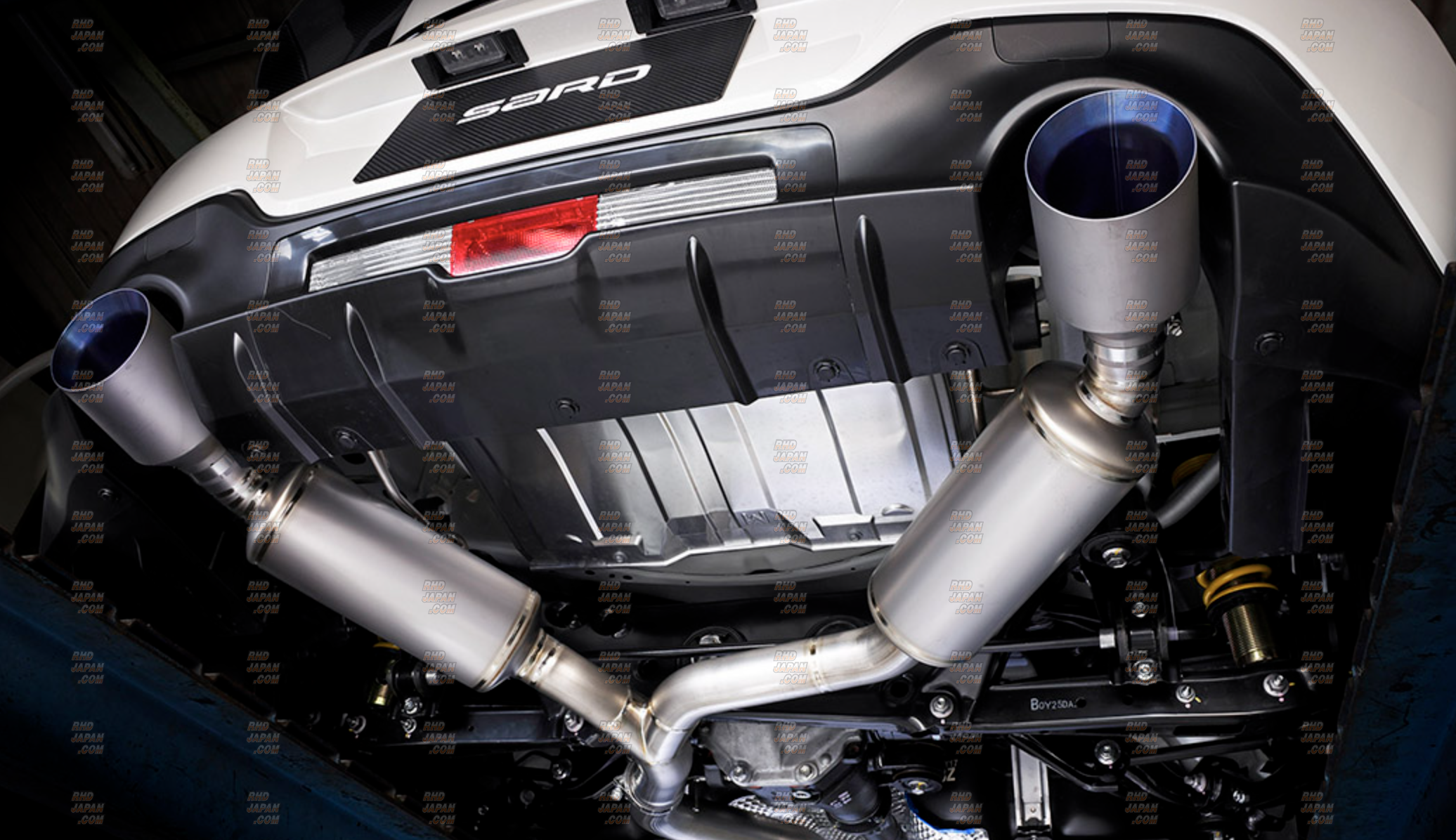 Sard Ti-Z Muffler Exhaust System All Titanium Standard Bumper 