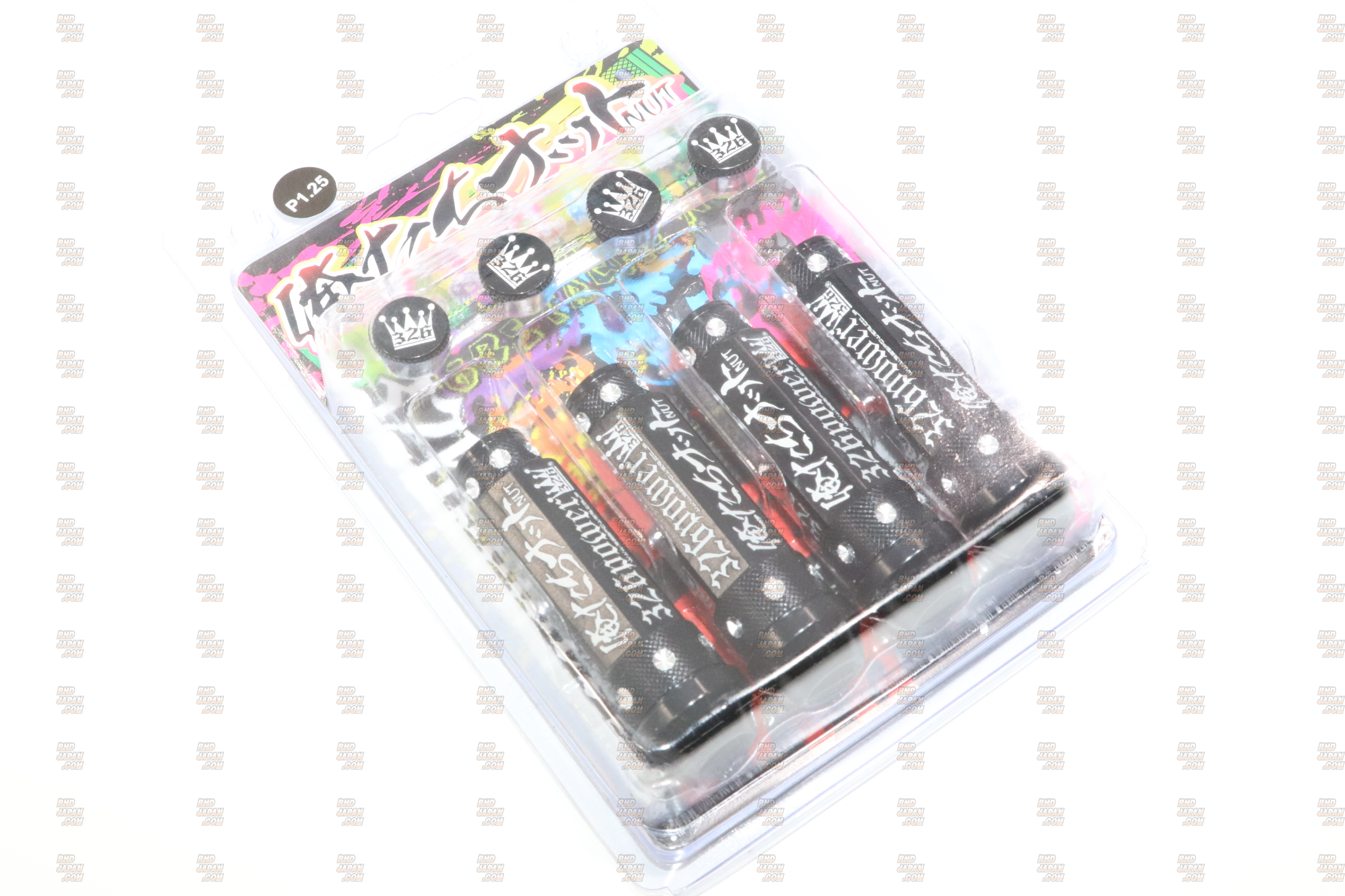 326 Power Oretachi Duralumin Lug Nuts - Long M12 X 1.25 Silver