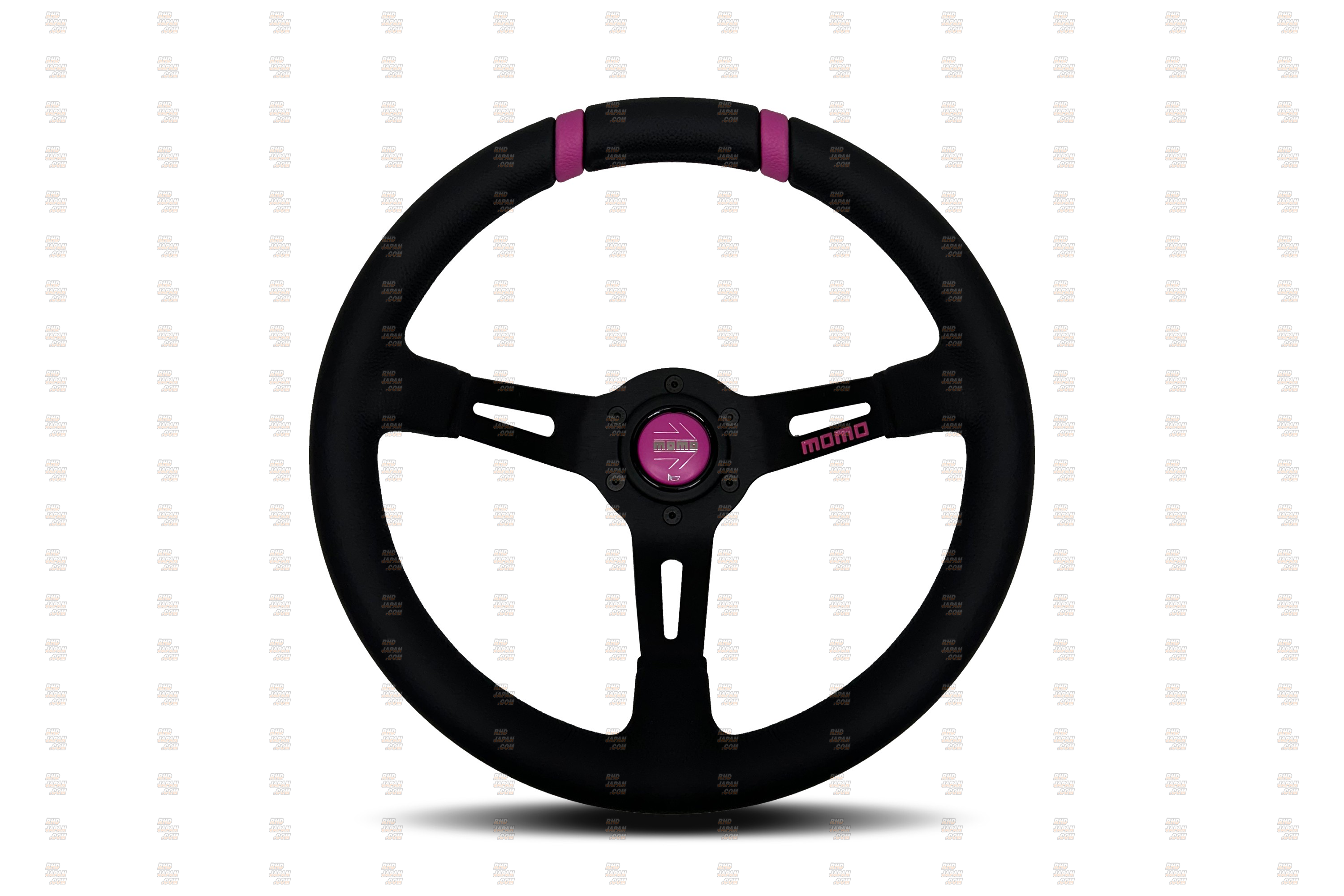 MOMO Drift Pink Ribbon Steering Wheel 350mm - RHDJapan