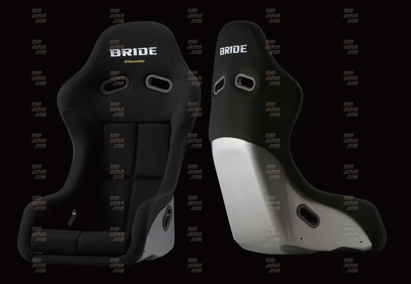 BRIDE ZETA IV Classic Low Max Full Bucket Seat - Black FRP Shell 