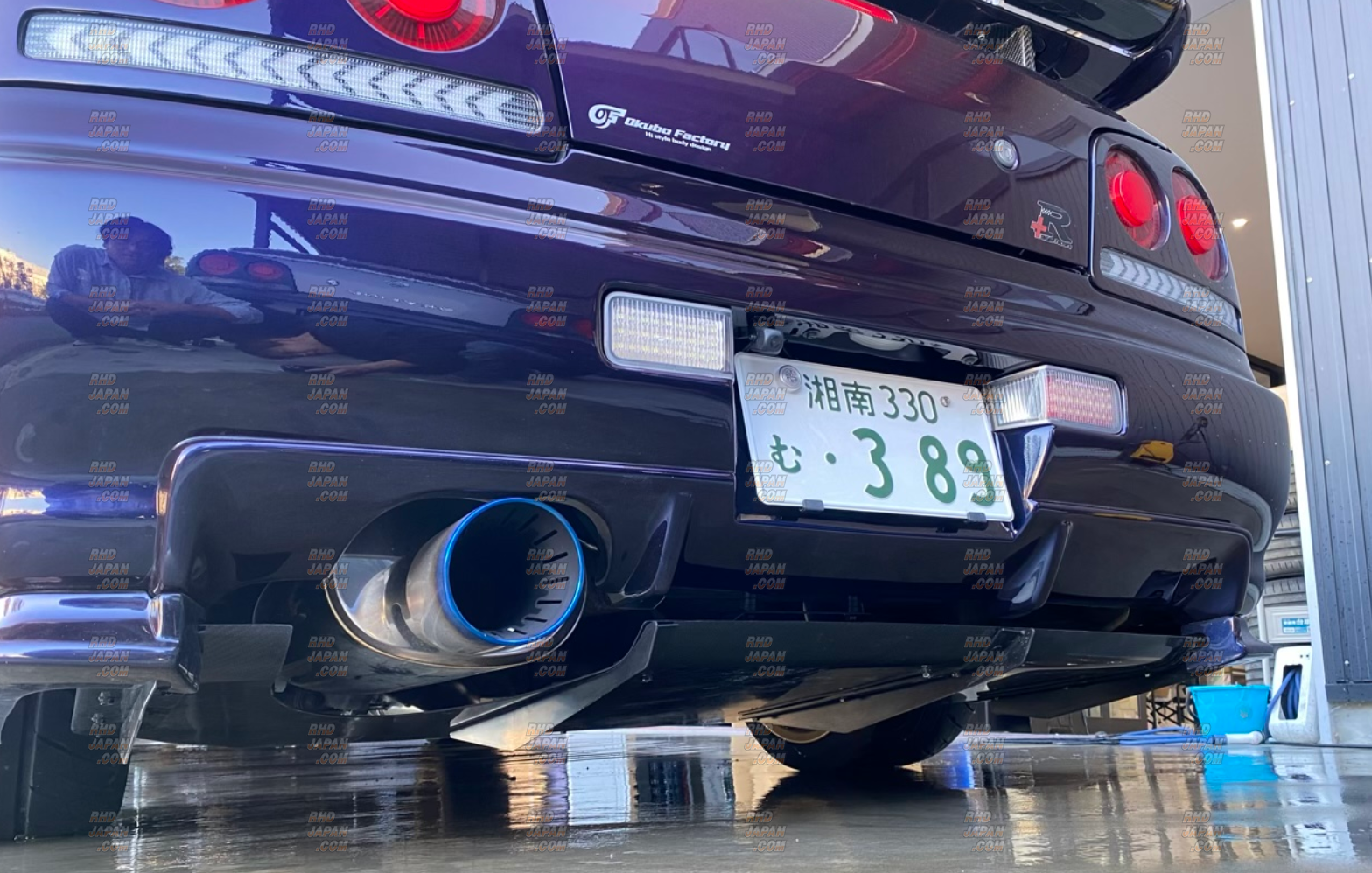 Okubo Factory Rear Under Diffuser Carbon Fiber - Skyline R34 2-Door ...