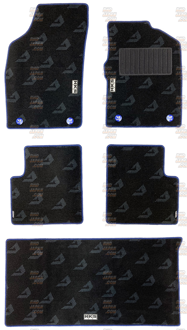 HKS Viits Floor Mats MT Blue RHD - Abarth 595 31214T Abarth 695 31214T