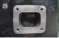HKS GTIII Turbine Option Parts - Turbine Flange Adapter 5R->4R