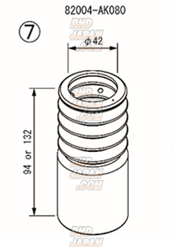HKS Hipermax Series Repair Dust Boots - 132mm Long 42mm Hole