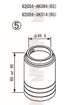 HKS Hipermax Series Repair Dust Boots - Alto Works HA36S Dayz B45W