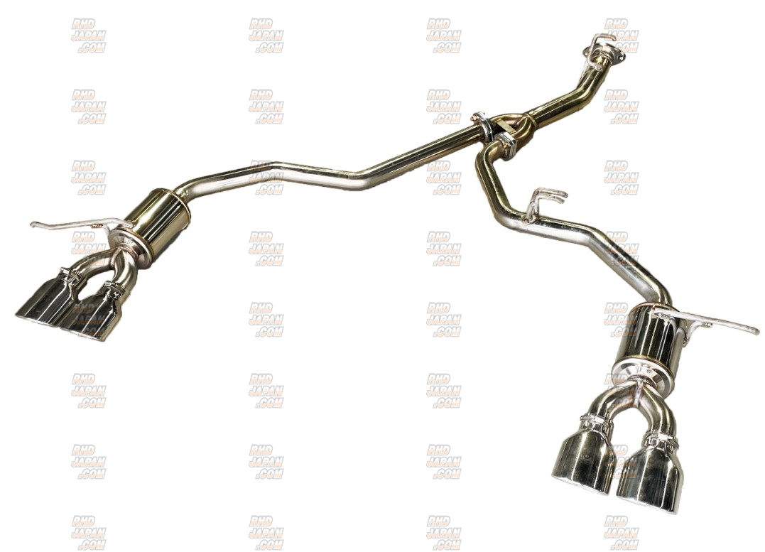 Blitz Nur-Spec Custom Edition Quad Muffler Exhaust System - Vellfire TAHA40W 63587