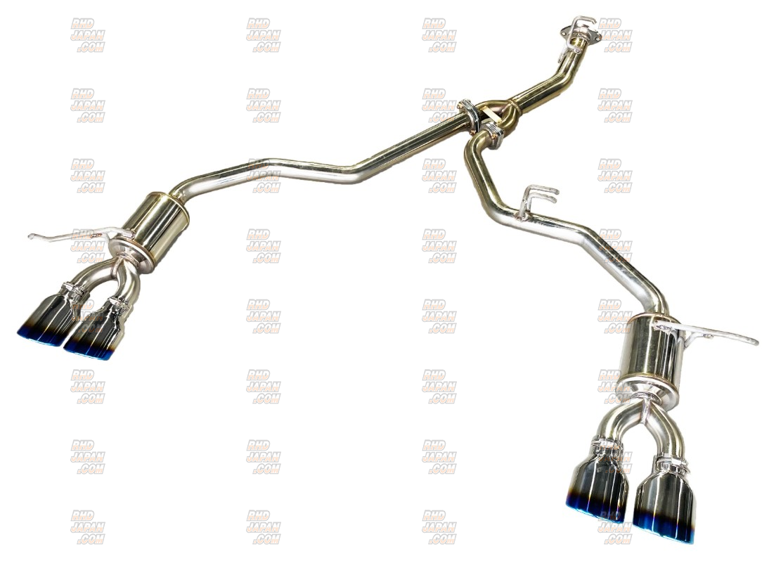 Blitz Nur-Spec Custom Edition Quad Muffler Exhaust System VSR Tail - Vellfire TAHA40W 63587V