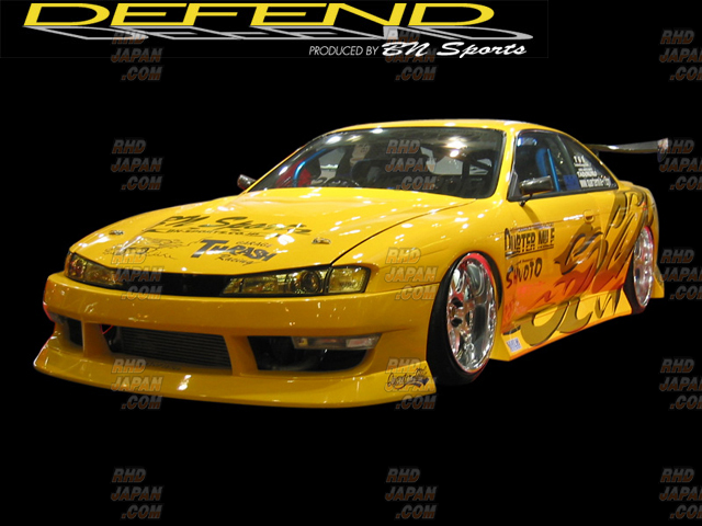BN Sports Defend Front Bumper - Silvia S14 Kouki Model / After