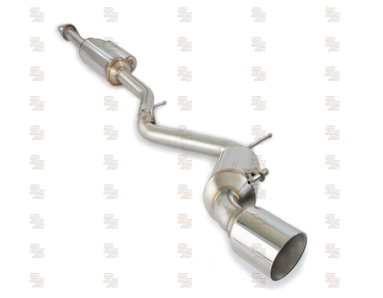 Fujitsubo A - RM Exhaust Muffler Stainless Single Outlet Main Pipe 