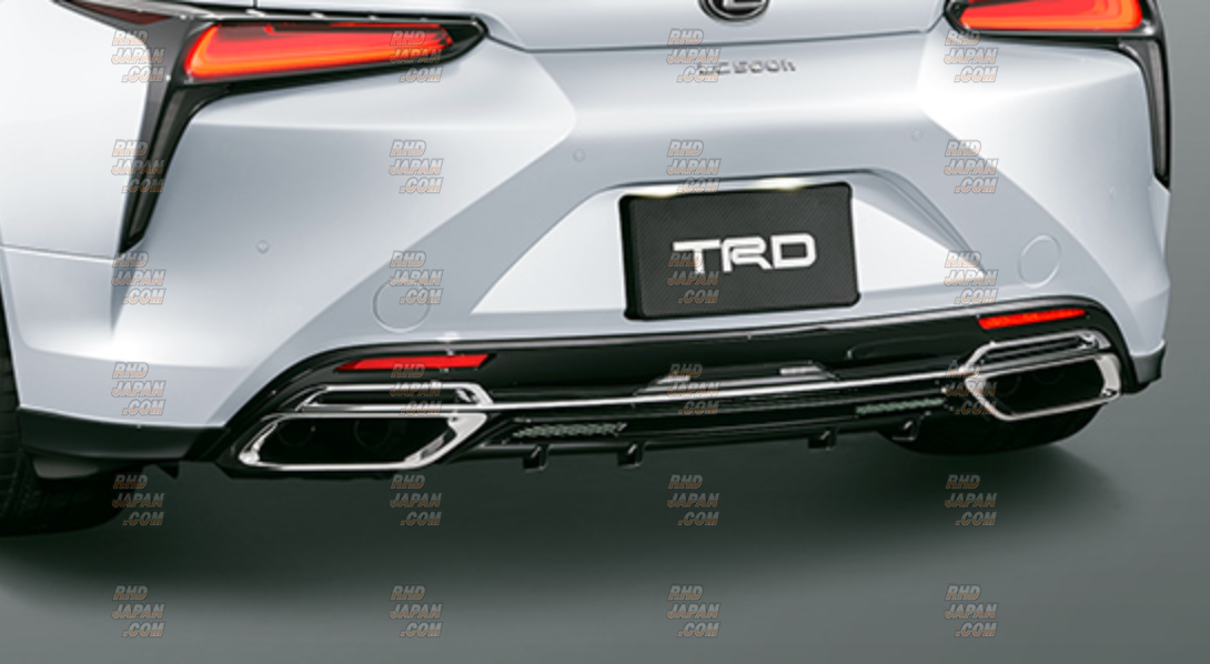 TRD Exterior Parts Rear Diffuser & Rear Side Spoiler Set Black - Lexus ...