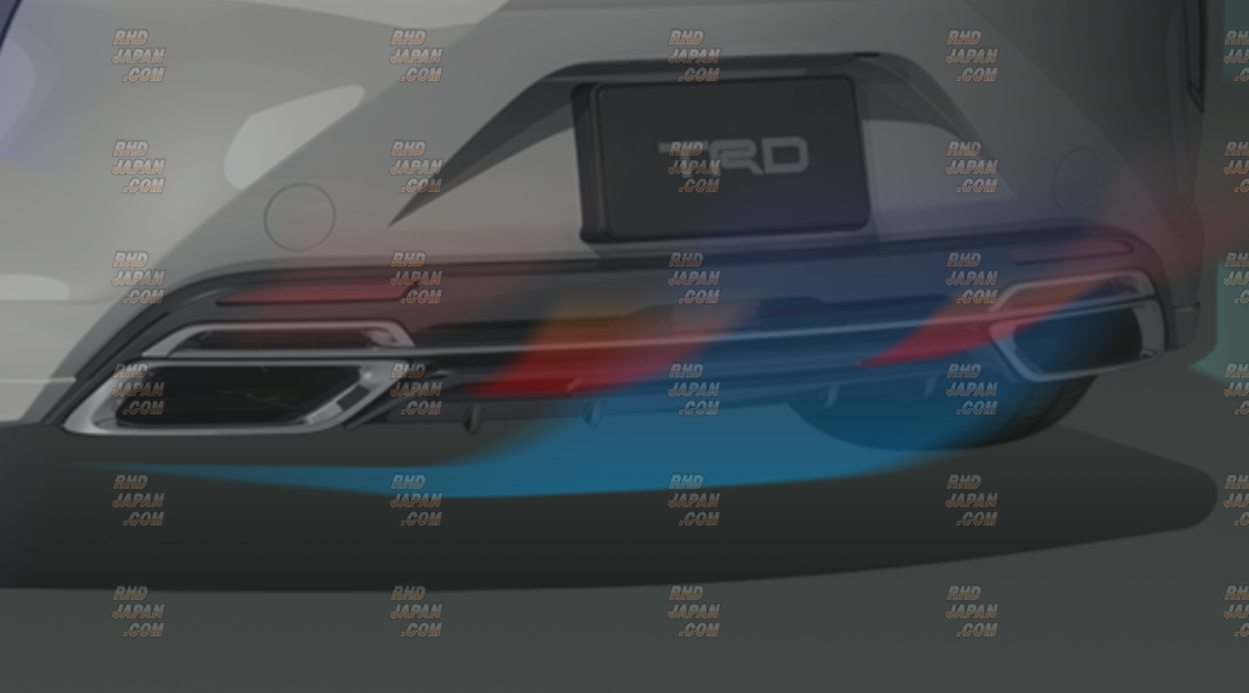 TRD Exterior Parts Rear Diffuser & Rear Side Spoiler Set Black - Lexus ...