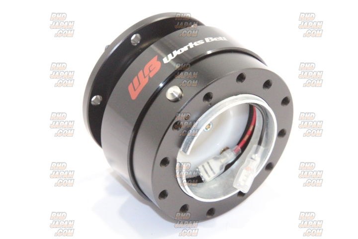 Works Bell Rapfix II Ball Lock System Quick Release Black Body Black Sleeve - Skyline GT-R BNR32