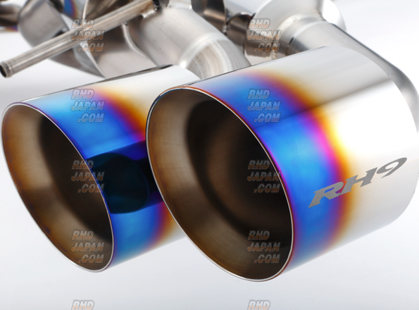RH9 90mm Full Titanium Muffler Exhaust System - GT-R R35 - RHDJapan