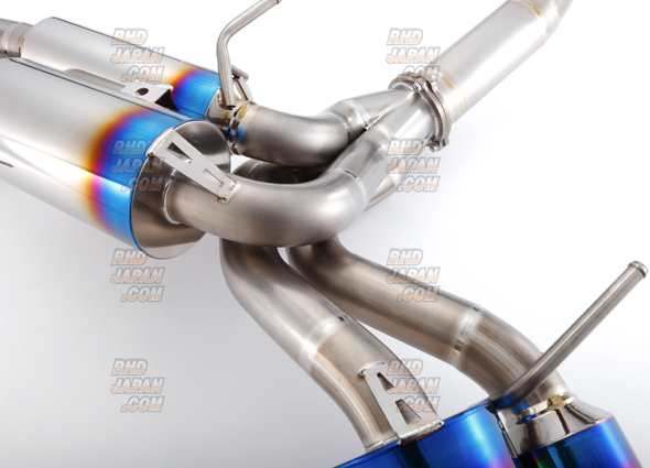 RH9 90mm Full Titanium Muffler Exhaust System - GT-R R35 - RHDJapan