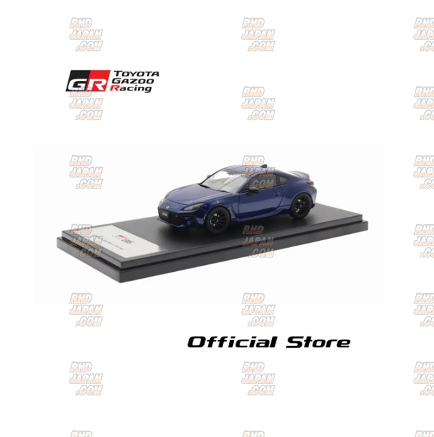 TOYOTA GAZOO Racing GR86 1/43 ミニカー Toyota Gazoo Racing Model Car 1/43 Scale - GR86 (Crystal Black