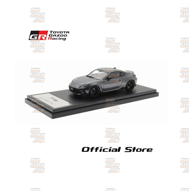 Toyota Gazoo Racing Model Car 1/43 Scale - GR86 (Crystal White
