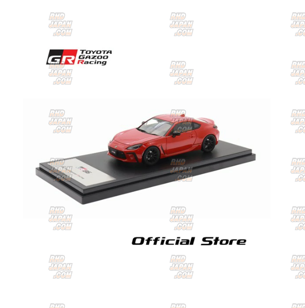 Toyota Gazoo Racing Model Car 1/43 Scale - GR86 (Crystal White