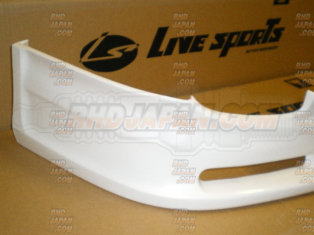 LIVE SPORTS Front Lip Spoiler Type B White Primer Gel Coat - EP91 Kouki