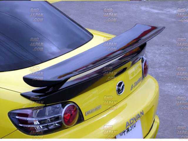 RX8 ウイング RE雨宮 RE-Amemiya Rear Trunk Wing Spoiler FRP - RX-8 SE3P - RHDJapan