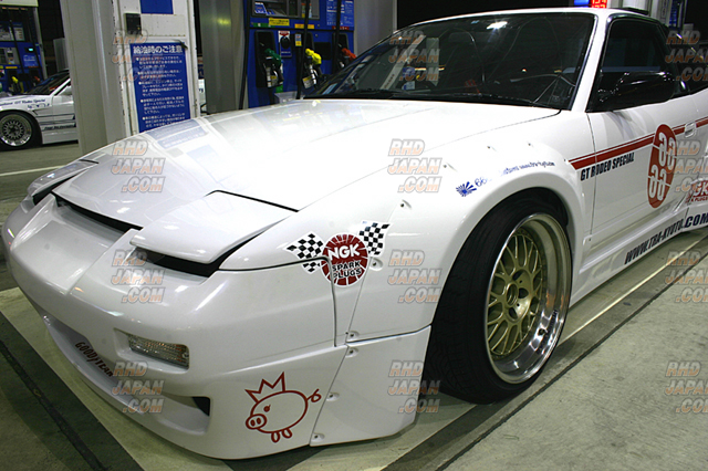 ハ*ー様 6666 CUSTOM 180GT RODEO SPECIAL 180GT Rodeo Special Ver.2 6666 Custom Clear Body Set 180SX w