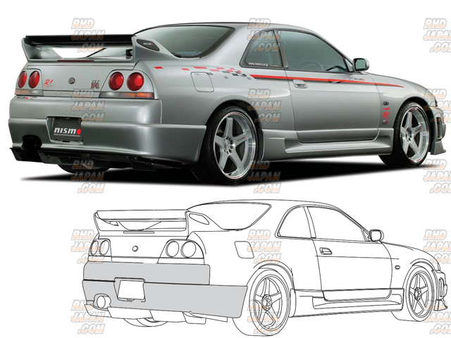 Nismo S-Tune Aero Body Kit Rear Bumper Spoiler - BCNR33 - RHDJapan