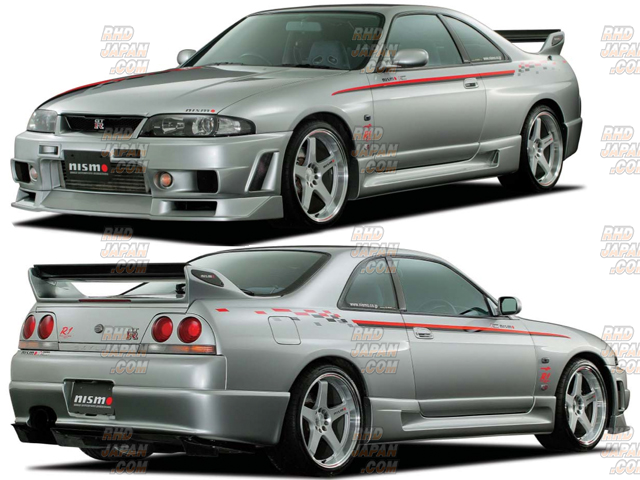 Nismo S-Tune Aero Body Kit Carbon Rear Wing Set - BCNR33