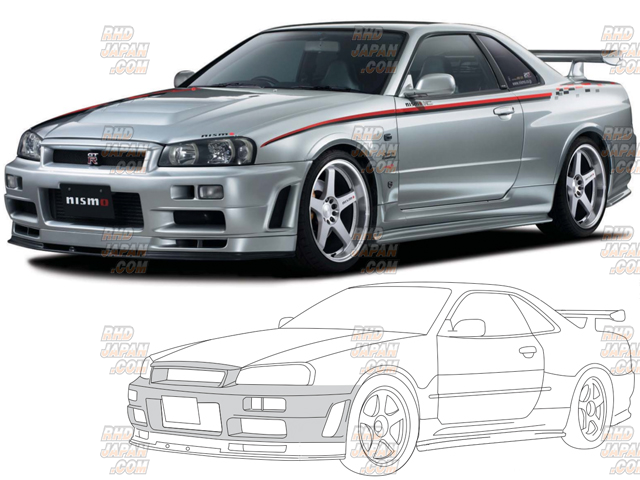 Nismo Front Bumper - BNR34 - RHDJapan