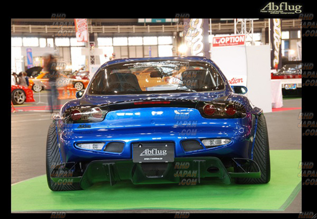 Abflug Rear Bumper Spoiler Ver. Cv and Splendid Diffuser Set FD3S