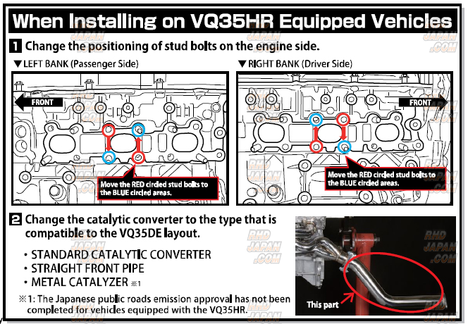 Tomei Expreme Exhaust Manifold Ver.2 - Z33 HZ33 CPV35 - RHDJapan