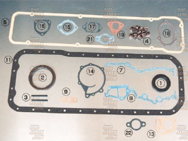 Kameari L-Type Overhaul Gasket Kit - Standard L4