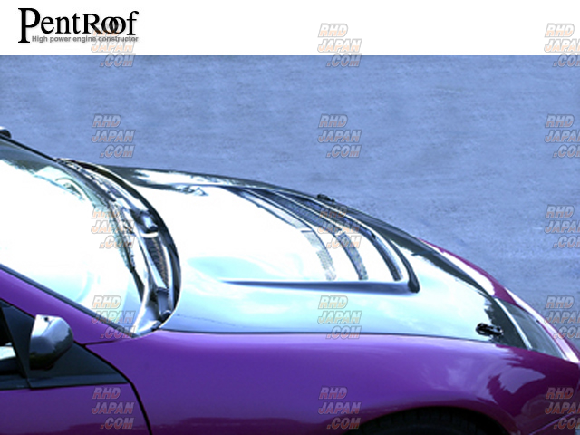 へぼどん Pentroof Carbon Circuit SPL Aero Bonnet Hood Z32 - RHDJapan