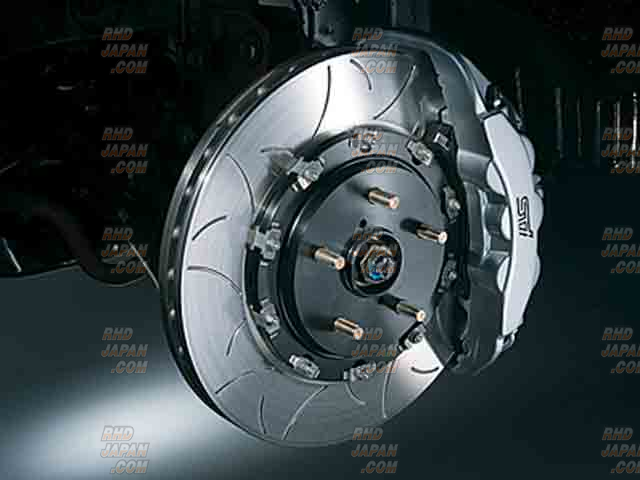 STI 6-Pot Full Brake Set Front Calipers Rotors Pads Lines