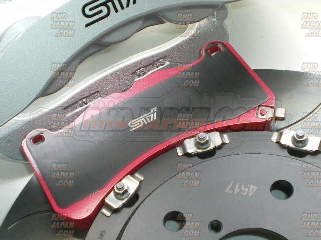 STI 6-Pot Full Brake Set Front Calipers Rotors Pads Lines