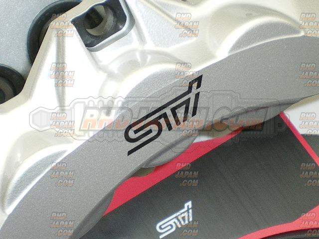 STI 6-Pot Full Brake Set Front Calipers Rotors Pads Lines