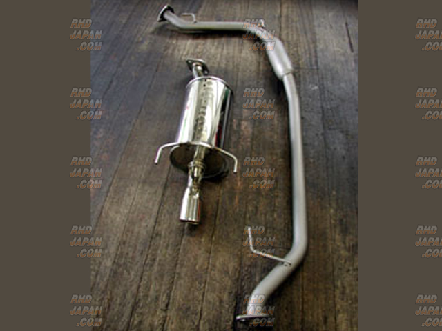 Feel's Sports Muffler Single Cat-Back Exhaust Half Titanium - EK9