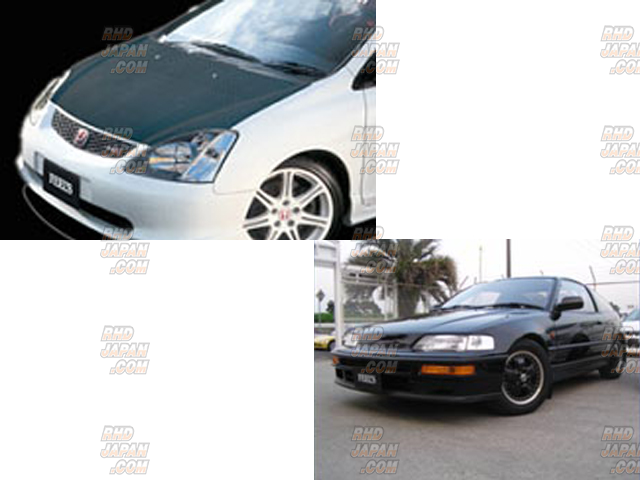 Feel's - Honda Twincam Lightweight Bonnet Carbon Fiber Plain Weave