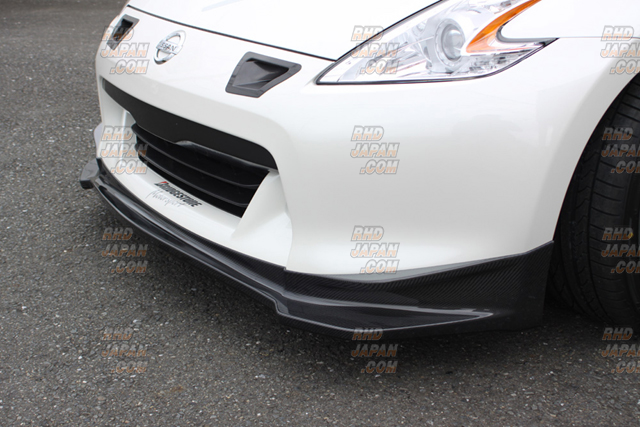 Mine's Carbon Front Lip Spoiler - Fairlady Z Z34 Zenki - RHDJapan