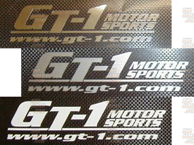 GT-1 Motorsports Cut Lettering Sticker Rainbow - RHDJapan