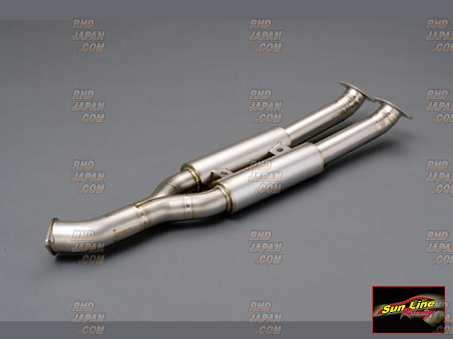 Sunline Racing R35 Sun Line Racing Titanium Silent Front Pipe - GT-R R35 - RHDJapan