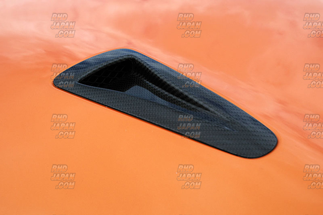 Zele Performance Carbon NACA Bonnet Duct Set Plain Weave R35