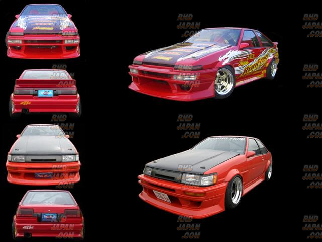 Run Free AE86 リアオーバーフェンダー Run Free AE86 リアオーバーフェンダー（+35mm） | Az-style