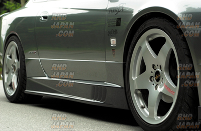 Abflug Side Skirt Type-mv C/FRP Hybrid Nissan Silvia S15