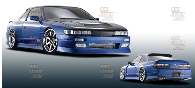 D-Max Full Aero Body Kit S13 Silvia Type-1 - RHDJapan