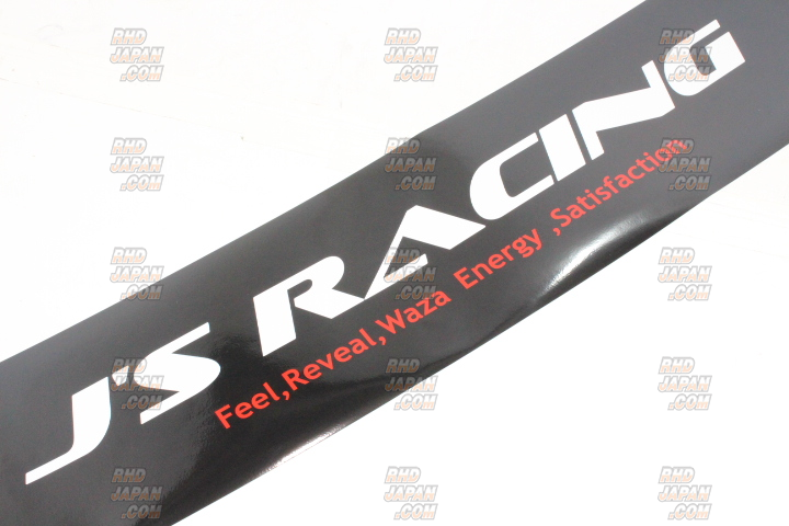 J's Racing Window Sticker - Black - RHDJapan