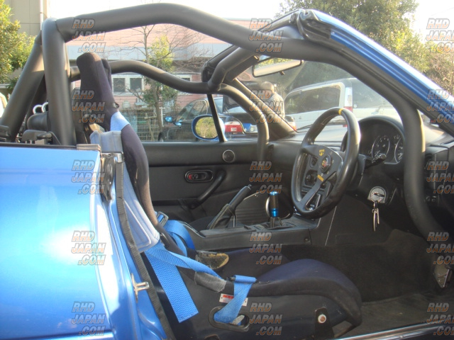 Saito Rollcage 6 Point Steel Roll Cage - NA NB Roadster