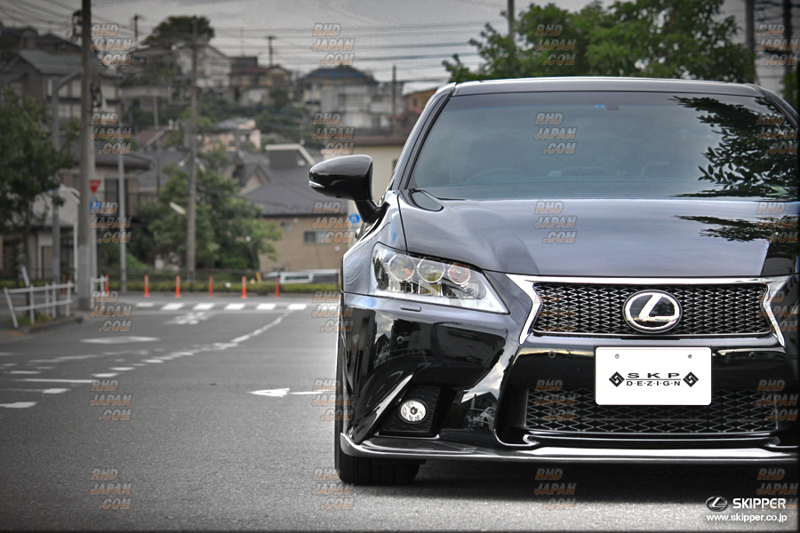 Skipper Front Lip Spoiler Black Carbon - GS250 GS350 450h F-Sport Before 10/15
