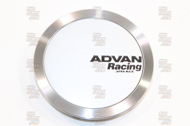 YOKOHAMA Advan Racing Center Cap Full Flat 63mm - Silver Almite