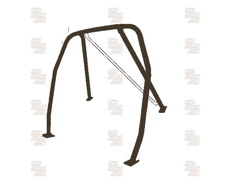 Saito Roll Cage 4 Point Side Bar Pillar Fitting - Full Capacity S15