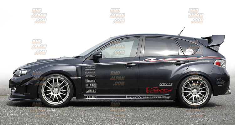 Varis Rear Wing Ver 1 + Wing Base Spoiler Kit Carbon - Impreza GRB